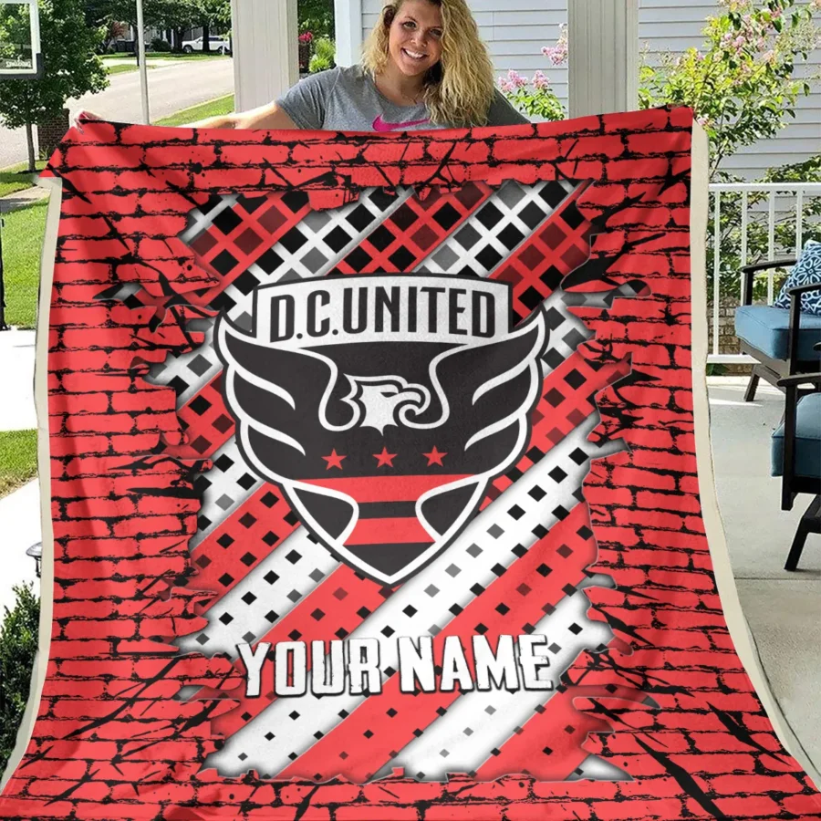 Breaking Wall MLS DC United Exclusive All Over Prints BLMLS111024A1DCBLK - Blanket