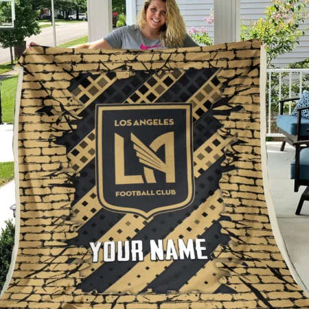 Breaking Wall MLS Los Angeles FC Exclusive All Over Prints BLMLS111024A1LAFBLK - Blanket