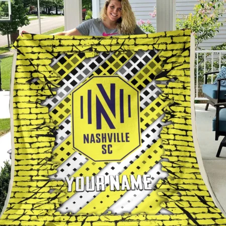 Breaking Wall MLS Nashville SC Exclusive All Over Prints BLMLS111024A1NSHBLK - Blanket