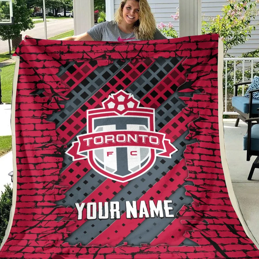 Breaking Wall MLS Toronto FC Exclusive All Over Prints BLMLS111024A1TORBLK - Blanket