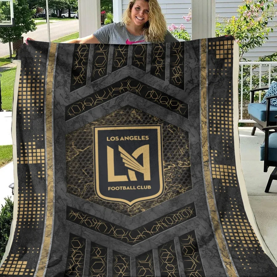 MLS Los Angeles FC Exclusive All Over Prints BLMLS111024A2LAFBLK - Blanket