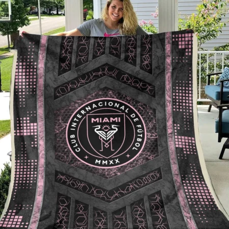 MLS Inter Miami Exclusive All Over Prints BLMLS111024A2MIABLK - Blanket