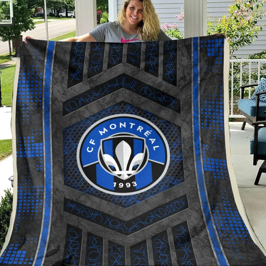 MLS CF Montreal Exclusive All Over Prints BLMLS111024A2MTLBLK - Blanket