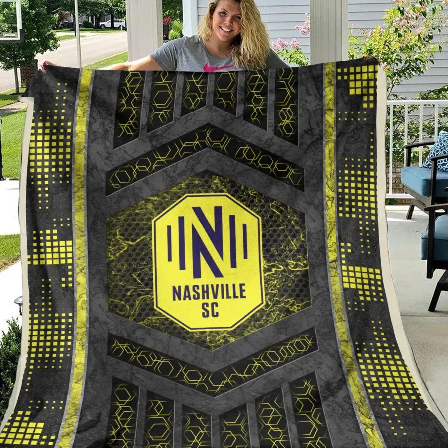 MLS Nashville SC Exclusive All Over Prints BLMLS111024A2NSHBLK - Blanket