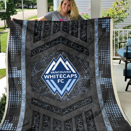 MLS Vancouver Whitecaps Exclusive All Over Prints BLMLS111024A2VANBLK - Blanket