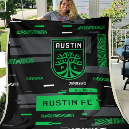 Custom Name MLS Austin FC Exclusive All Over Prints BLMLS151024A1ATXBLK - Blanket