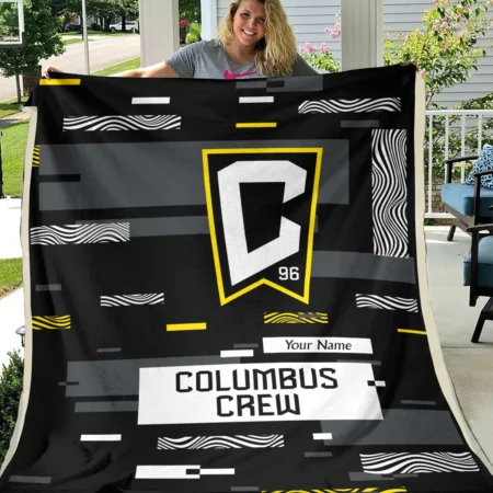 Custom Name MLS Columbus Crew Exclusive All Over Prints BLMLS151024A1CLBBLK - Blanket