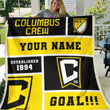 Custom Name MLS Columbus Crew Exclusive All Over Prints BLMLS151024A2CLBBLK - Blanket