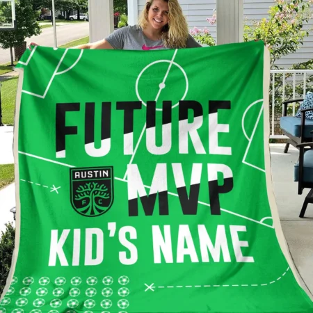 Future MVP Custom Kid Name MLS Austin FC Exclusive All Over Prints BLMLS161024A1ATXBLK - Blanket