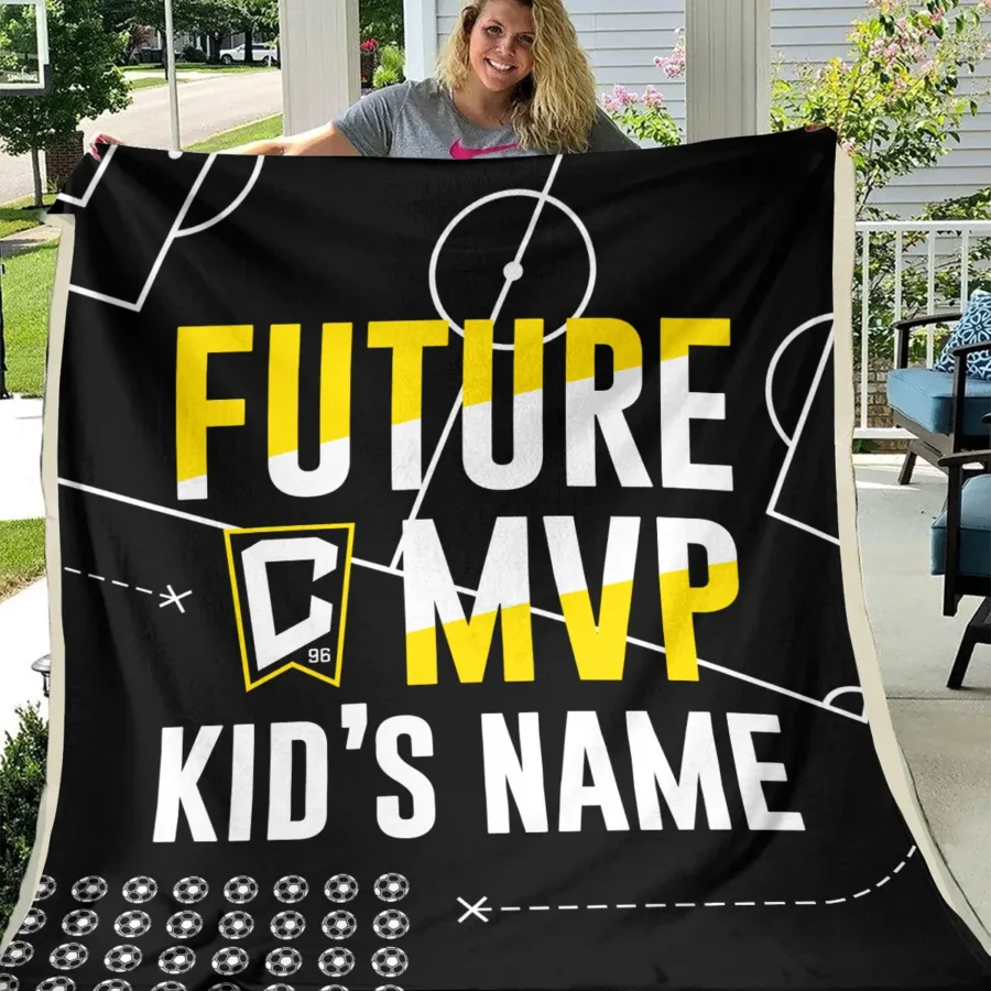 Future MVP Custom Kid Name MLS Columbus Crew Exclusive All Over Prints BLMLS161024A1CLBBLK - Blanket