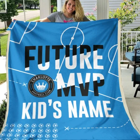 Future MVP Custom Kid Name MLS Charlotte Exclusive All Over Prints BLMLS161024A1CLTBLK - Blanket