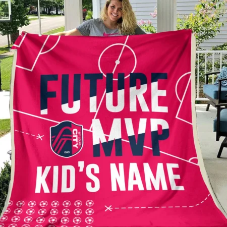 Future MVP Custom Kid Name MLS St. Louis City Exclusive All Over Prints BLMLS161024A1STLBLK - Blanket