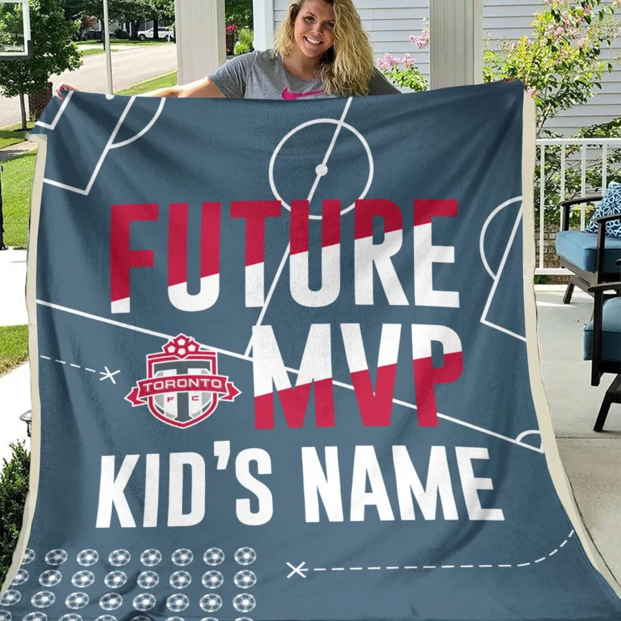 Future MVP Custom Kid Name MLS Toronto FC Exclusive All Over Prints BLMLS161024A1TORBLK - Blanket