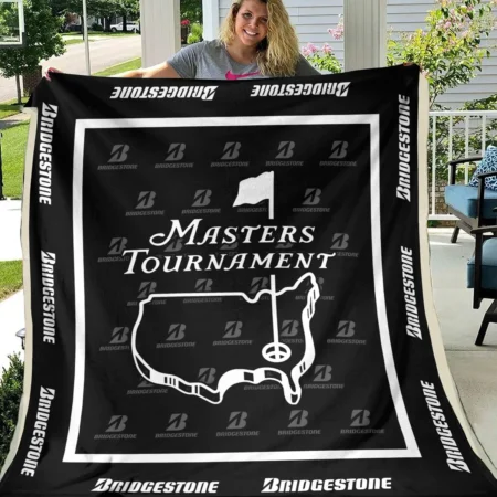 Masters Tournament Tournament Bridgestone Golf Brand Exclusive Logo All Over Prints BLMT221024A01BRBLK - Blanket