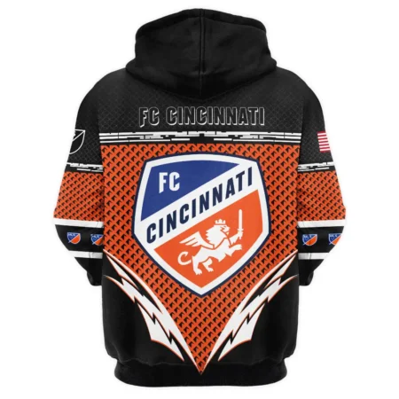 MLS Cincinnati Exclusive All Over Prints BLMLS31024A1CINQHD - 1/4 Zipper Hoodie