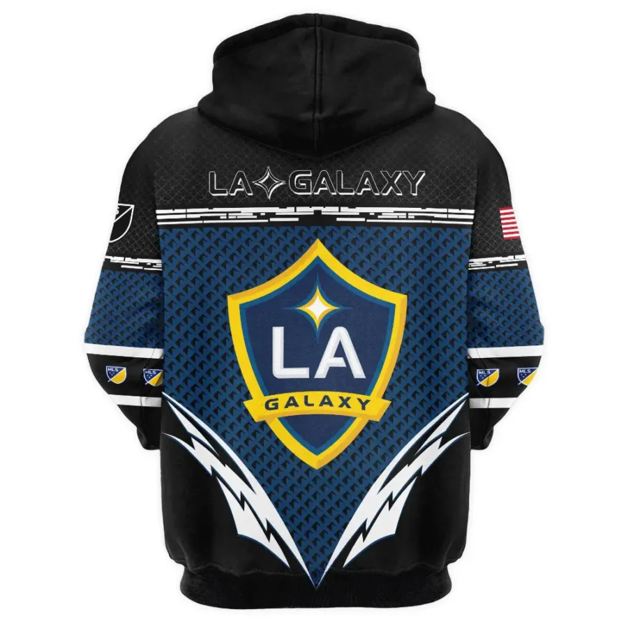 MLS LA Galaxy Exclusive All Over Prints BLMLS31024A1LAQHD - 1/4 Zipper Hoodie