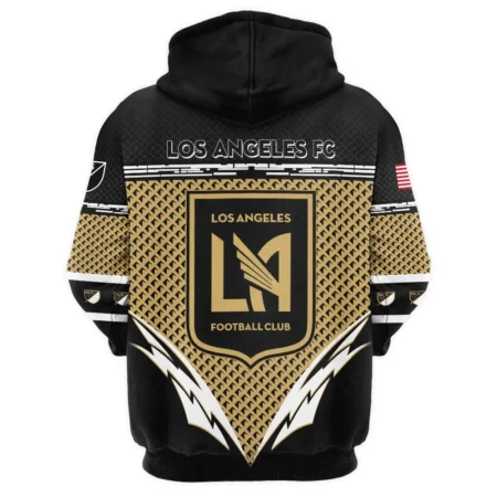 MLS Los Angeles FC Exclusive All Over Prints BLMLS31024A1LAFQHD - 1/4 Zipper Hoodie