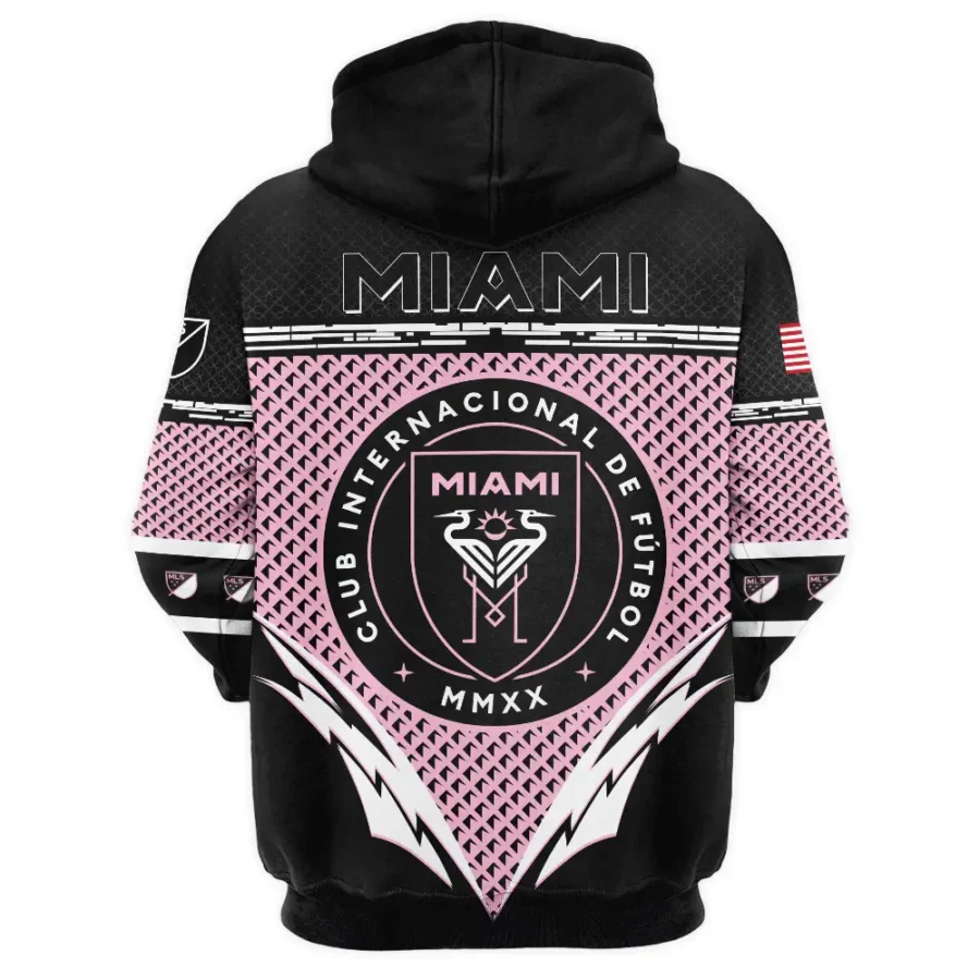 MLS Inter Miami Exclusive All Over Prints BLMLS31024A1MIAQHD - 1/4 Zipper Hoodie