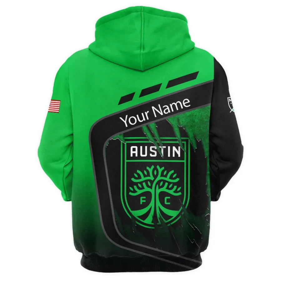 MLS Austin FC Exclusive All Over Prints BLMLS51024A1ATXQHD - 1/4 Zipper Hoodie