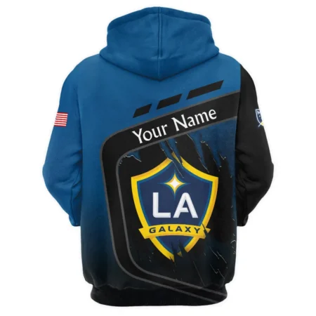 MLS LA Galaxy Exclusive All Over Prints BLMLS51024A1LAQHD - 1/4 Zipper Hoodie