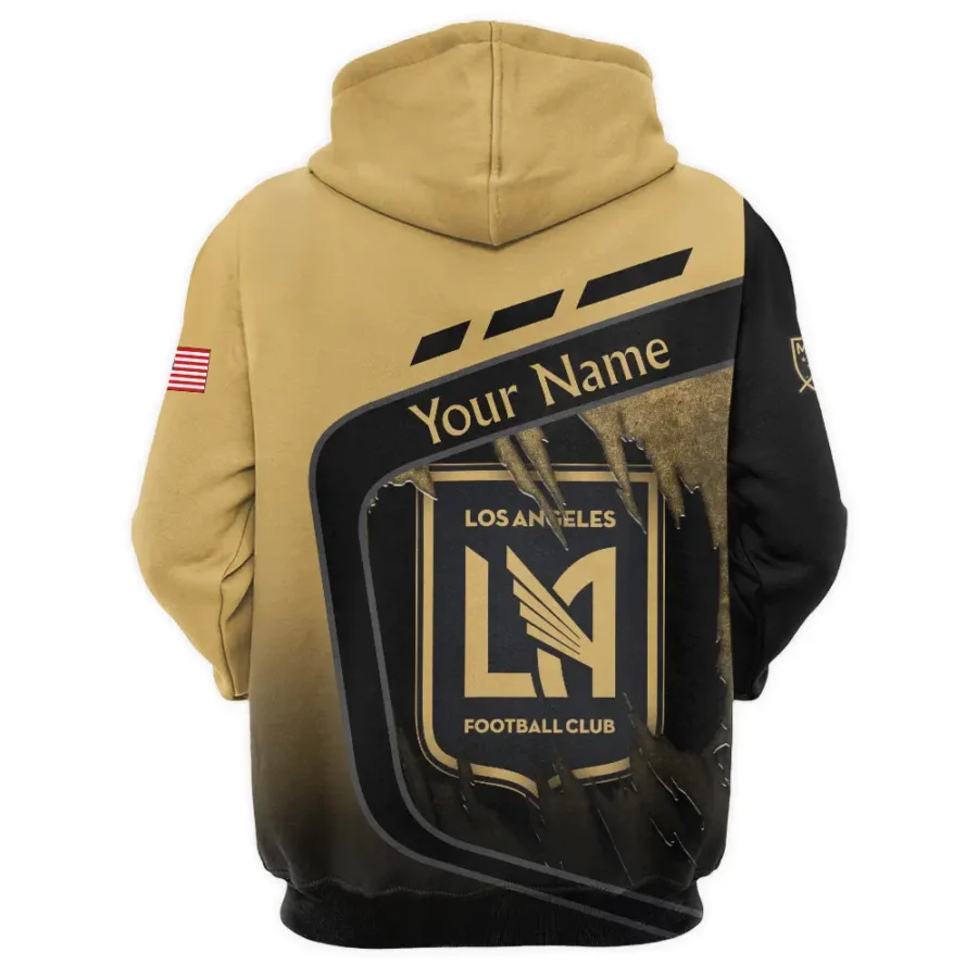 MLS Los Angeles FC Exclusive All Over Prints BLMLS51024A1LAFQHD - 1/4 Zipper Hoodie