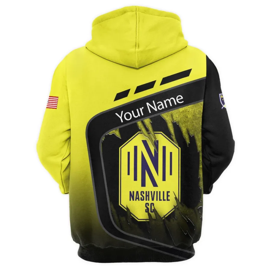 MLS Nashville SC Exclusive All Over Prints BLMLS51024A1NSHQHD - 1/4 Zipper Hoodie