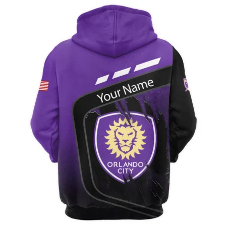 MLS Orlando City Exclusive All Over Prints BLMLS51024A1ORLQHD - 1/4 Zipper Hoodie