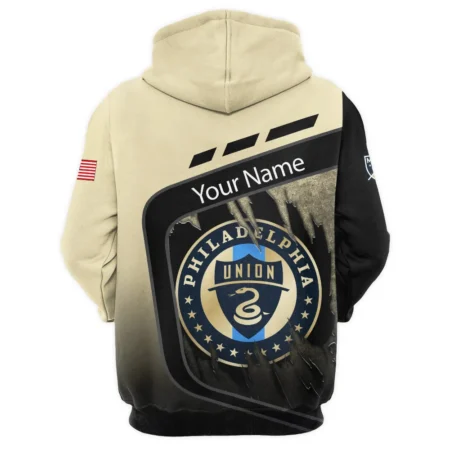 MLS Philadelphia Union Exclusive All Over Prints BLMLS51024A1PHIQHD - 1/4 Zipper Hoodie