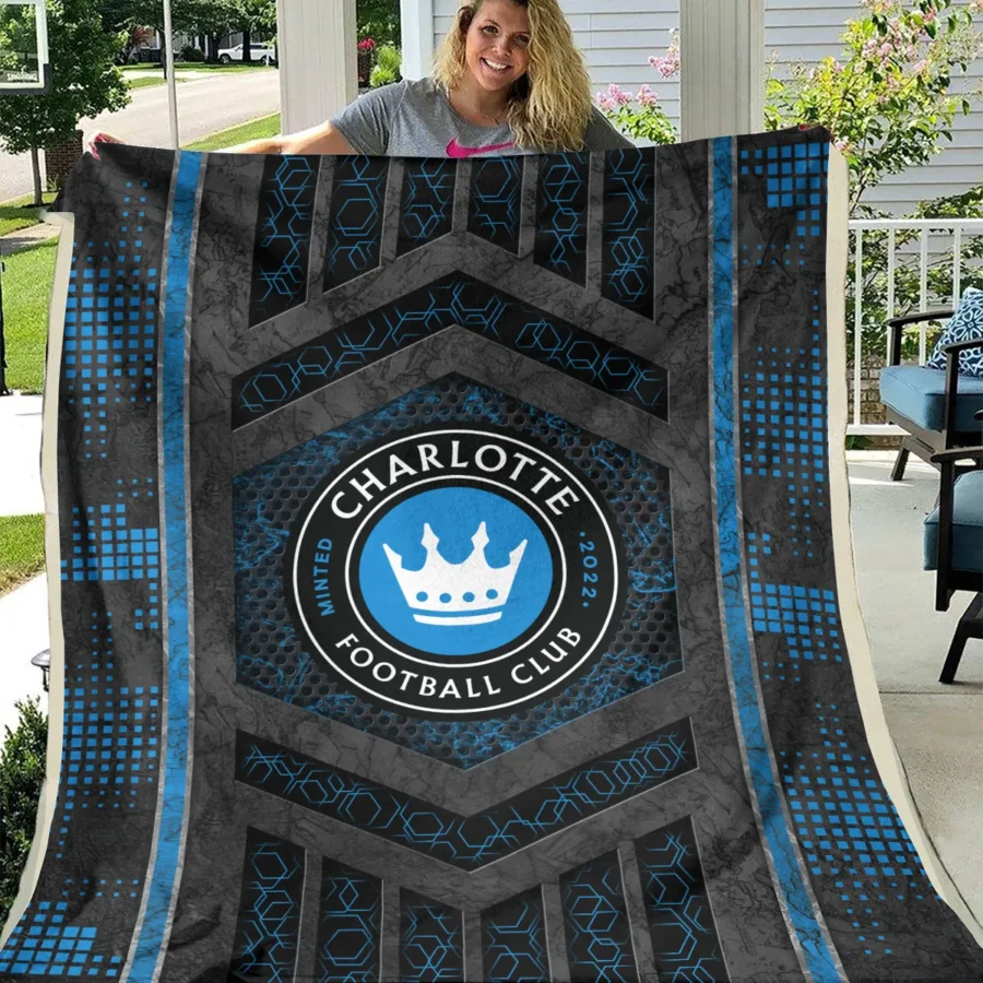 MLS Charlotte Exclusive All Over Prints BLMLS111024A2CLTBLK - Blanket