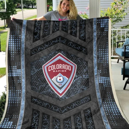 MLS Colorado Rapids Exclusive All Over Prints BLMLS111024A2COLBLK - Blanket