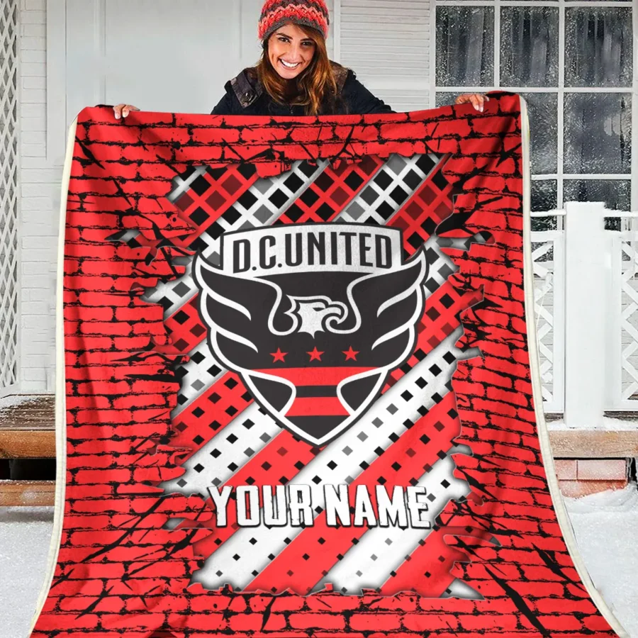 Breaking Wall MLS DC United Exclusive All Over Prints BLMLS111024A1DCBLK - Blanket