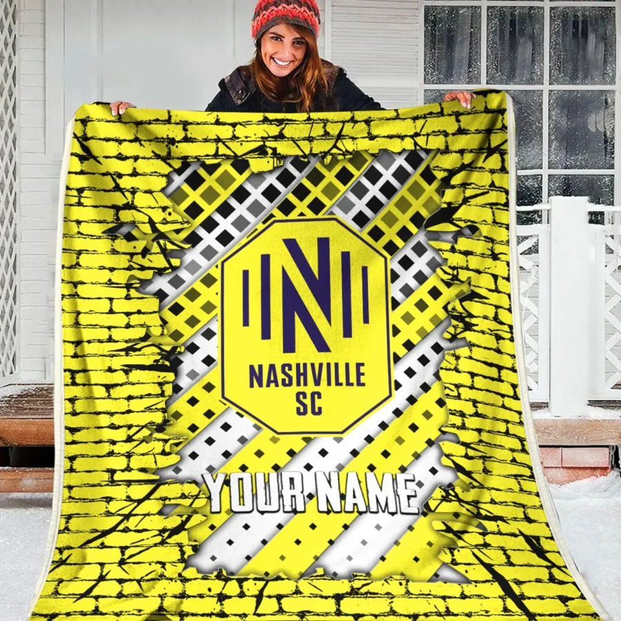 Breaking Wall MLS Nashville SC Exclusive All Over Prints BLMLS111024A1NSHBLK - Blanket