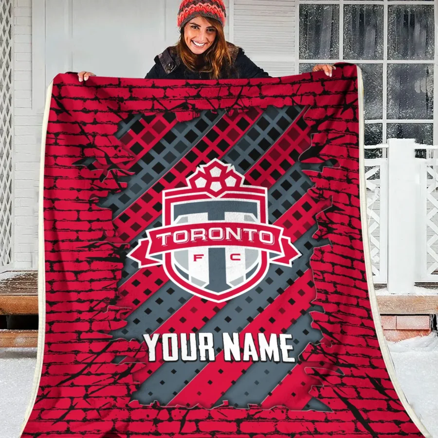 Breaking Wall MLS Toronto FC Exclusive All Over Prints BLMLS111024A1TORBLK - Blanket