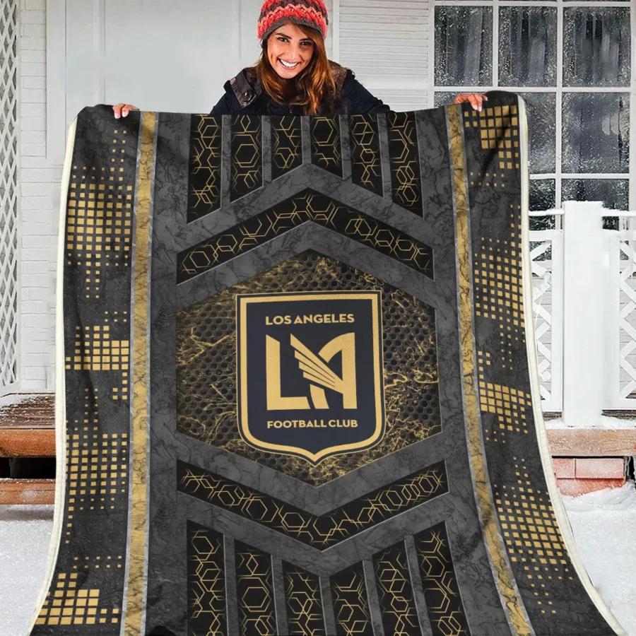 MLS Los Angeles FC Exclusive All Over Prints BLMLS111024A2LAFBLK - Blanket