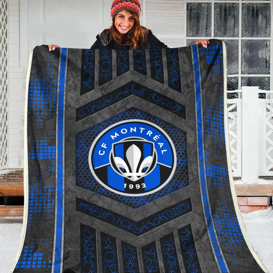 MLS CF Montreal Exclusive All Over Prints BLMLS111024A2MTLBLK - Blanket