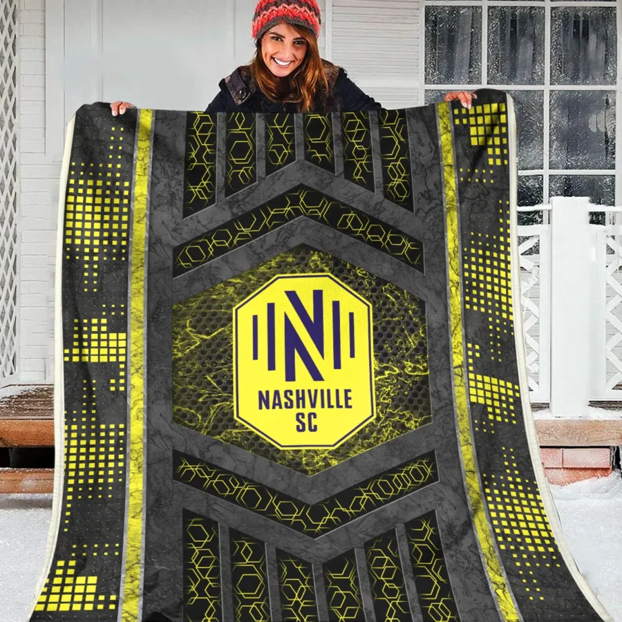 MLS Nashville SC Exclusive All Over Prints BLMLS111024A2NSHBLK - Blanket