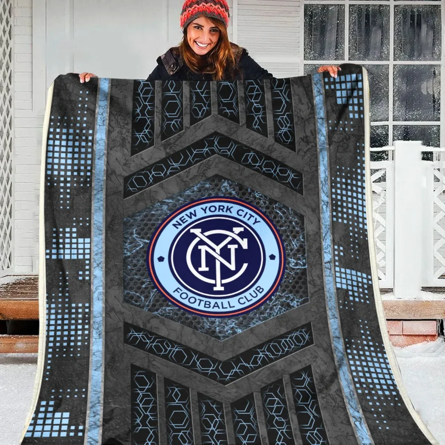 MLS New York City Exclusive All Over Prints BLMLS111024A2NYCBLK - Blanket