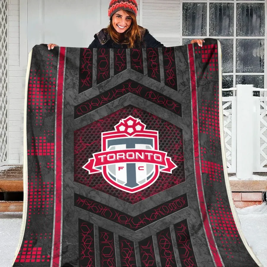 MLS Toronto FC Exclusive All Over Prints BLMLS111024A2TORBLK - Blanket