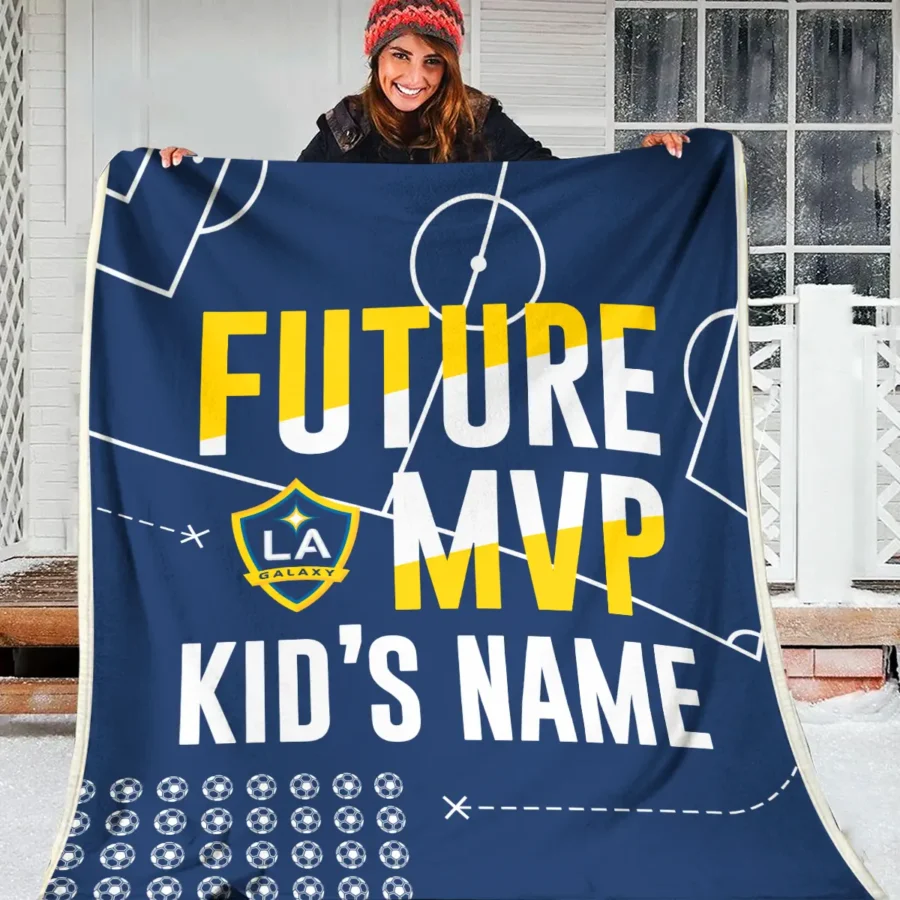 Future MVP Custom Kid Name MLS LA Galaxy Exclusive All Over Prints BLMLS161024A1LABLK - Blanket