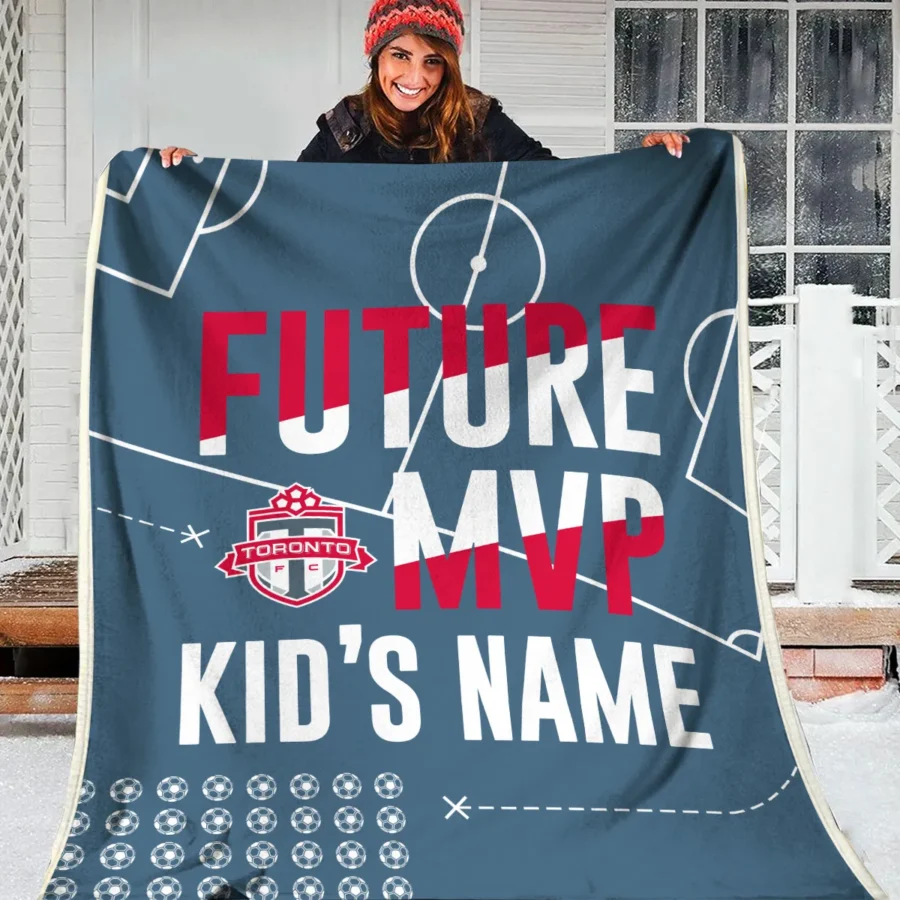 Future MVP Custom Kid Name MLS Toronto FC Exclusive All Over Prints BLMLS161024A1TORBLK - Blanket