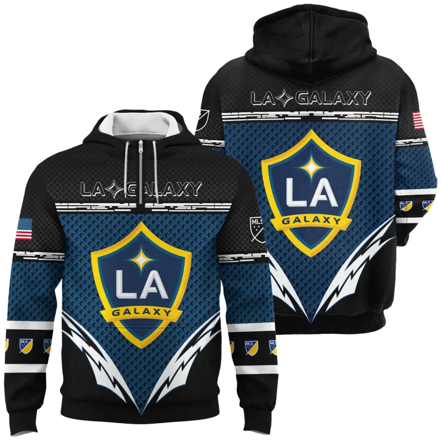 MLS LA Galaxy Exclusive All Over Prints BLMLS31024A1LAQHD - 1/4 Zipper Hoodie