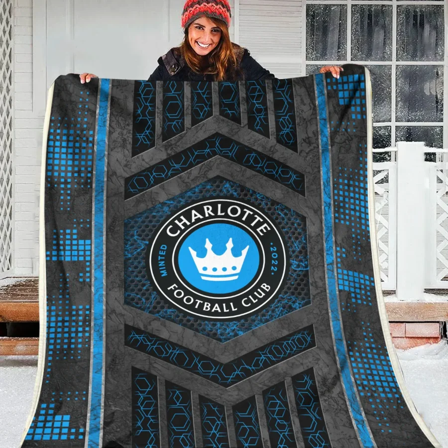 MLS Charlotte Exclusive All Over Prints BLMLS111024A2CLTBLK - Blanket