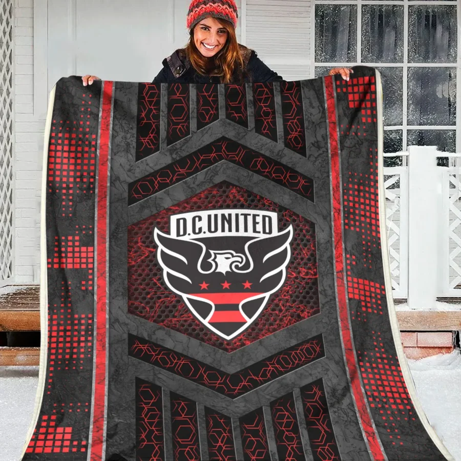 MLS DC United Exclusive All Over Prints BLMLS111024A2DCBLK - Blanket