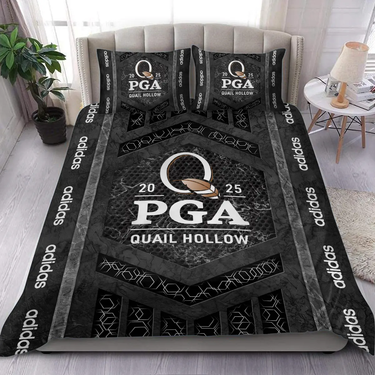 2025 PGA Championship Tournament Adidas Brand Exclusive Logo All Over Prints BLPGC231024A01ADSJT - Bedding Set