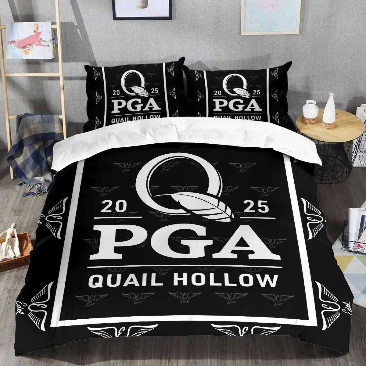 2025 PGA Championship Tournament Edel Golf Brand Exclusive Logo All Over Prints BLPGC221024A01EGSJT - Bedding Set