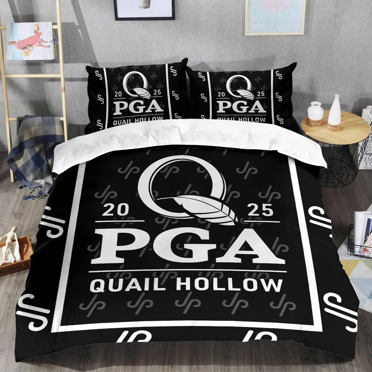 2025 PGA Championship Tournament JP Golf Brand Exclusive Logo All Over Prints BLPGC221024A01JPSJT - Bedding Set