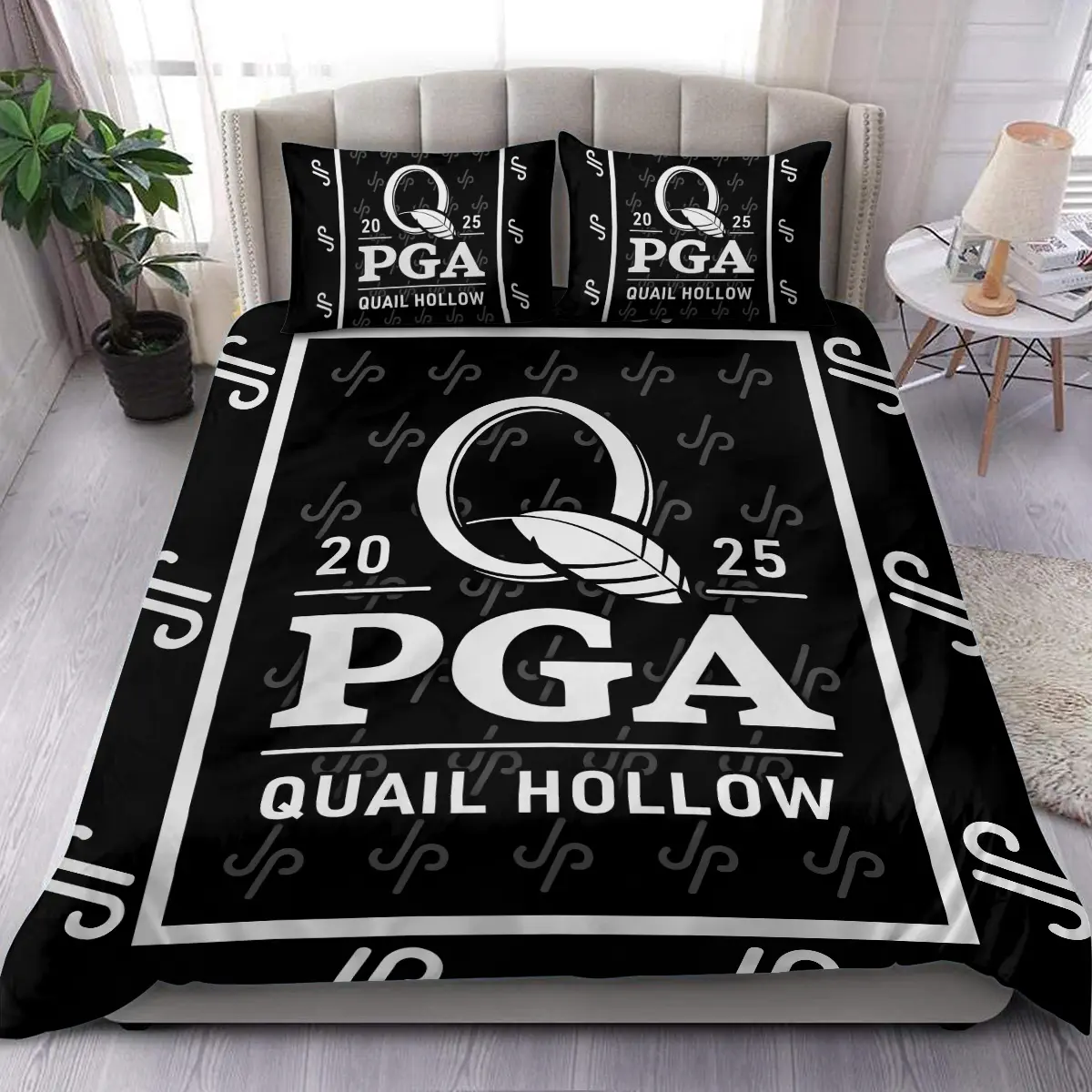 2025 PGA Championship Tournament JP Golf Brand Exclusive Logo All Over Prints BLPGC221024A01JPBLK - Blanket