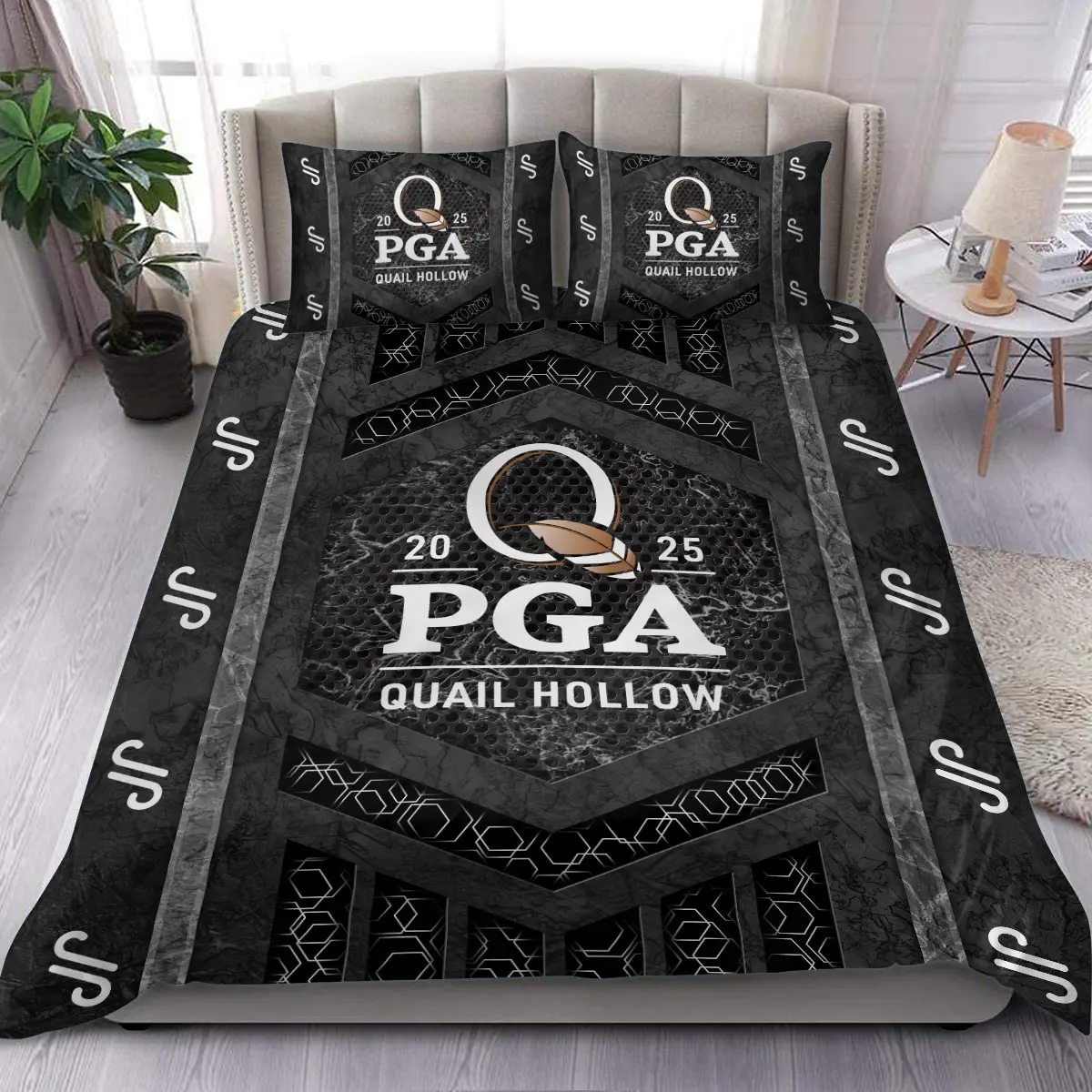 U.S. Open Tournament JP Golf Brand Exclusive Logo All Over Prints BLUSO231024A01JPBLK - Blanket