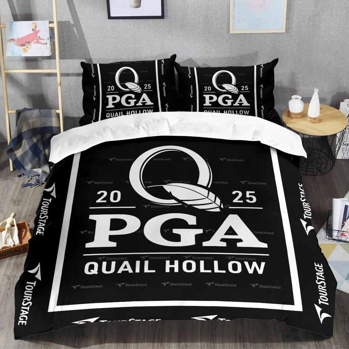 2025 PGA Championship Tournament Tourstage Brand Exclusive Logo All Over Prints BLPGC221024A01TOUSJT - Bedding Set