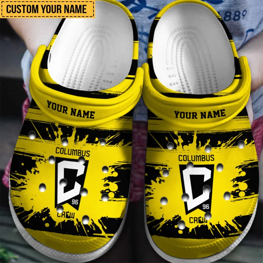 Special Release MLS Columbus Crew Classic Crocs All Over Print HOMLS141024CRO01CLB